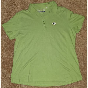 GREEN BAY PACKERS 2011 SUPER BOWL POLO SHIRT GREEN SIZE CUTTER & BUCK DRYTEC 2XL